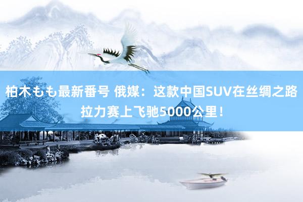 柏木もも最新番号 俄媒：这款中国SUV在丝绸之路拉力赛上飞驰5000公里！